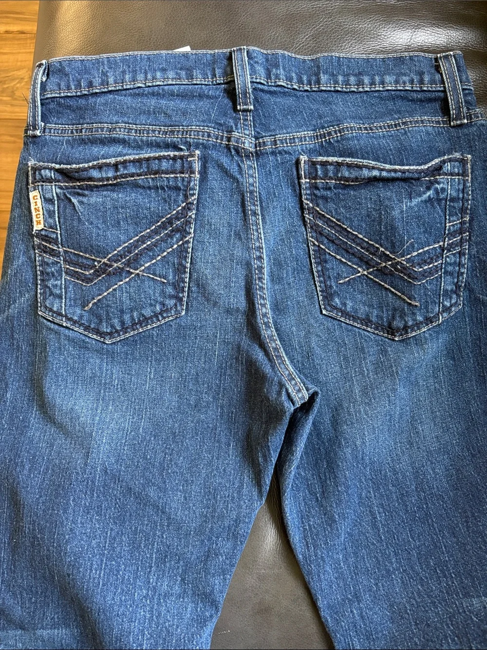 Cinch Ian Men’s Straight Jeans - Dark Blue Denim 32x30